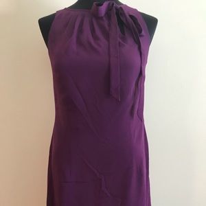 Ann Taylor chiffon dress, purple.